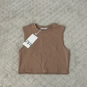 Tan Zara Top in size Small!